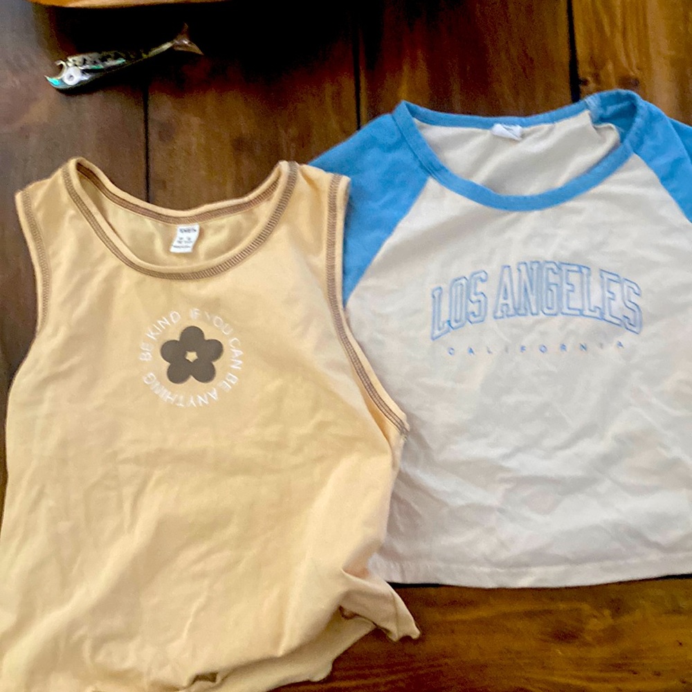2 pack girls SHEIN shirts $9 for both size Large